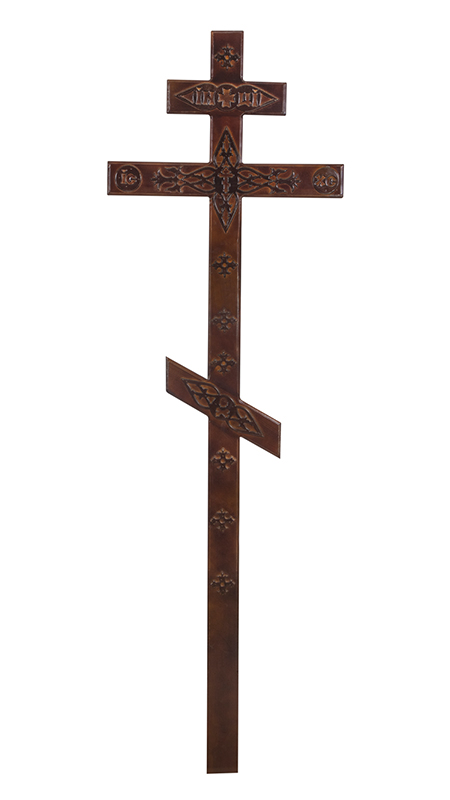 Крест сосновый КДС-05 с декором